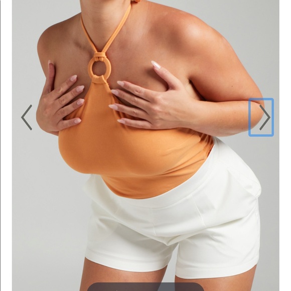SHOWPO GRAZIELLA RING HALTER NECK TOP IN SHERBET - Picture 7 of 12